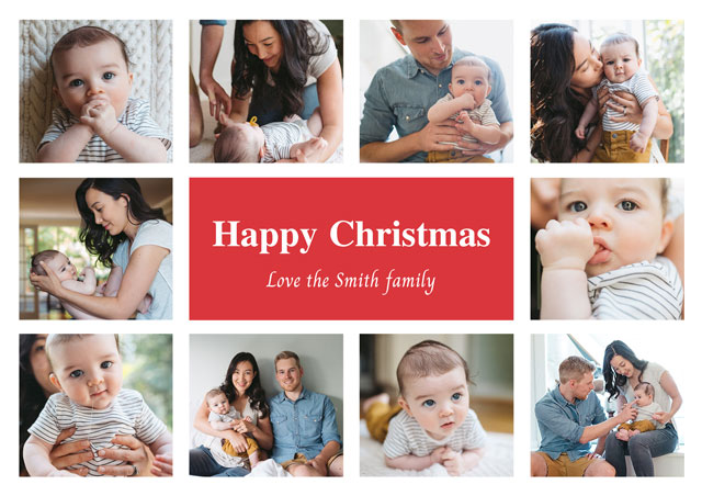 Personalsed Famly Chrstmas Card, Chrstmas Cards Packs, Handmade